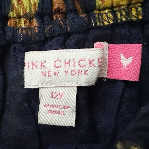 Pink Chicken | Navy Poppy Gianna Skirt (12 yrs) - Picture 4 of 5